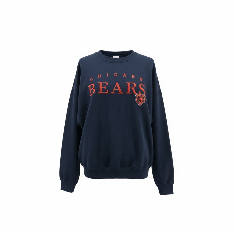 NFL Chicago Bears Women’s Navy Sleepshirt with Orange Logo size XXL